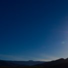 Sun setting in the Desert
